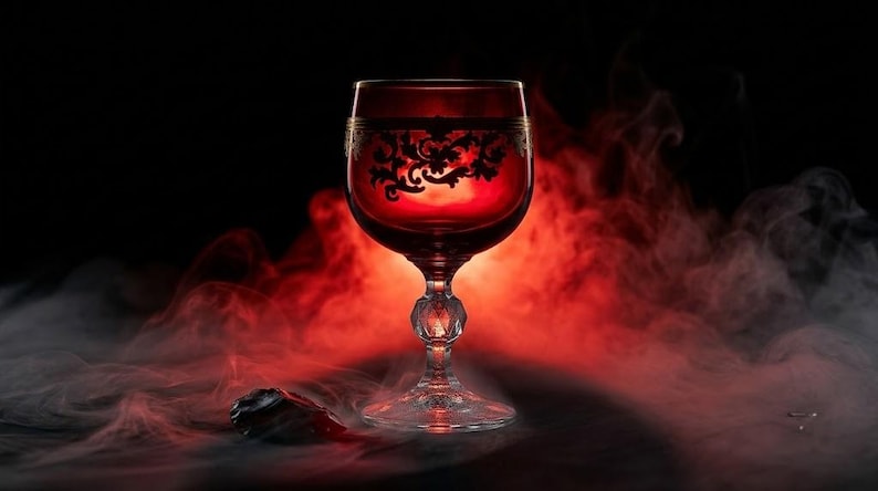 Roccare Cordial Goblet | Handcrafted Gold-Overlay Colored Glass | Luxury Liqueur Glass | 6 Color Options + Full 6-Color Set image 15