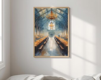 Arte de la página del libro de Harry Potter: Gran Salón (PDF) Archivo digital