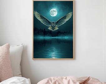 Arte digital de la página del libro de Harry Potter: Búho del lago (PDF)