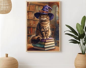 Arte digital de la página del libro de Harry Potter: El gato con sombrero (PDF)