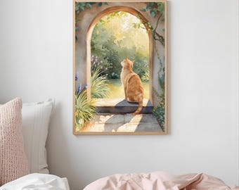 Arte digital de la página del libro de Harry Potter: Gato en el arco (PDF)