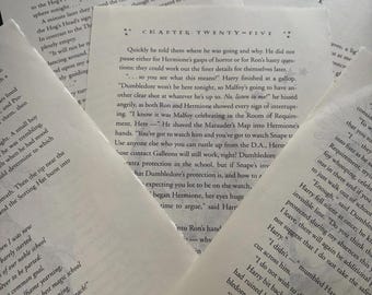 50 páginas de libros de Harry Potter para scrapbooking