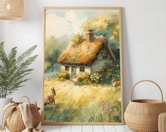 Cottage Core Gallery Wall House PDF Digital File Art