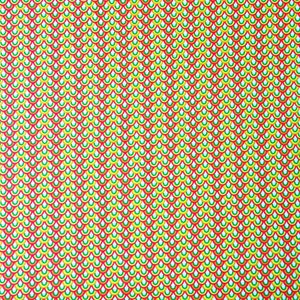 Scallops Fabric / Yellow / Orange Red , Hancock Fabrics , High quality cotton fabric 1 and a Third Yard