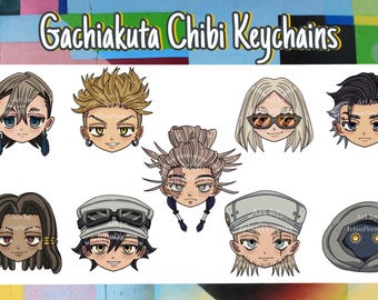 GACHIAKUTA Acrylic Chibi Keychains - Cleaners and Raiders