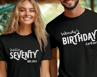 Custom Birthday Crew Shirts, Birthday Celebration Group, Birthday Squad, Its my Birthday, Birthday Group Party Tee, 483880