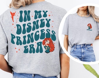 In My Disney Princess Era T-Shirt, Disneyworld Girls Trip, Disneyland Vacation, Disney Princess Matching Tee, 483055