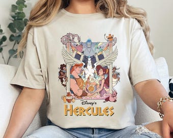 Vintage 90's Disney Hercules Shirt, Retro Hercules 1997, Magic Kingdom, Disney Classics, Family, 484344