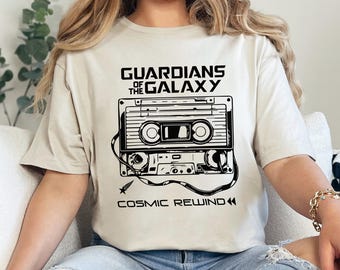 The Cosmic Rewind Tour Cassette Shirt, Guardians of The Galaxy, Epcot, Theme Park Attraction, Cosmic Galaxy, 482904
