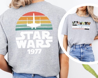 Star Wars Disney Crew Shirt, Star Wars Family, Mickey Ears, Disney Star Wars, Disney Crew, Star Wars Squad, 483105