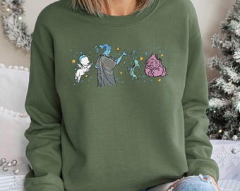 Fantasy Dragon Sweatshirt, Magical Creatures Shirt, Cute Fantasy Art, Pastel Dragon Crewneck, Unisex Fantasy Lover Gift, 484426