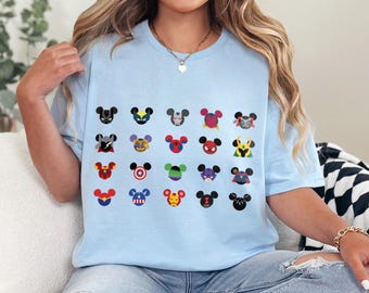 Disney Marvel Superhero Shirt, Avengers Mickey Ears, Marvel Group, Disney Family Matching, Disney Spiderman, 482677