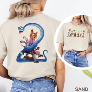 Disney Zootopia Characters Shirt, Nick Wilde Judy Hopps , Disney Family Trip, Zootopia Mickey Balloons Tee, 484476 bild 1