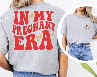 In My Pregnant Era Shirt, Disney Mama, Mommy To Be, Pregnancy Reveal Tee, Mom To Be, Baby Announcement, 482848