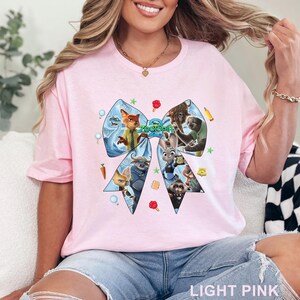 Zootopia 2 Coquette Bow Shirt, Zootopia 2 Disney Girls Trip, Coquette Disney Zootopia Characters, Disney Zootopia 2 Tee, 484534 afbeelding 10