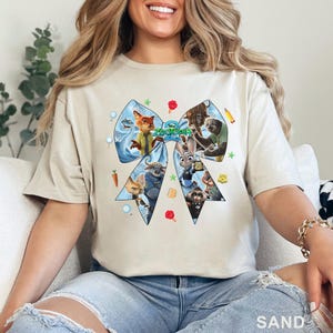 Zootopia 2 Coquette Bow Shirt, Zootopia 2 Disney Girls Trip, Coquette Disney Zootopia Characters, Disney Zootopia 2 Tee, 484534 afbeelding 6