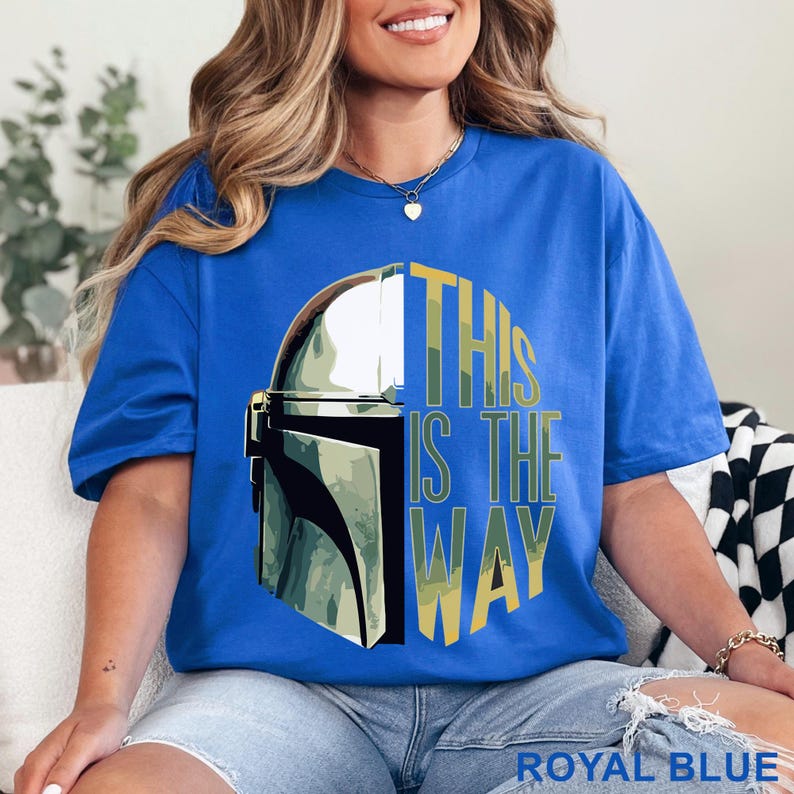 Star Wars Mandalorian This Is The Way Shirt, Retro Star Wars Mandalorian This Is The Way Graphic Tee, Trendy Vintage Cartoon, 486788 immagine 15
