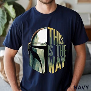 Star Wars Mandalorian This Is The Way Shirt, Retro Star Wars Mandalorian This Is The Way Graphic Tee, Trendy Vintage Cartoon, 486788 immagine 13
