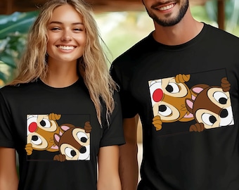 Chip and Dale Shirt, Double Trouble Shirt, Disney Family Trouble, Disney Family, Disney Couple, Disney Matching Tee, 483584