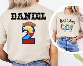 Toy Story Custom Birthday Shirt, Disney Birthday Boy, Birthday Girl, Pixar Kids Birthday Party, Family, 482772