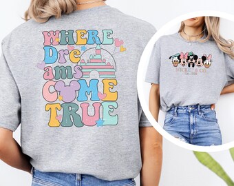 Where Dreams Come True Disney Shirt, Mickey And Friends, Disneyland Trip, Mickey&Co Est.1928 Tee, 483101