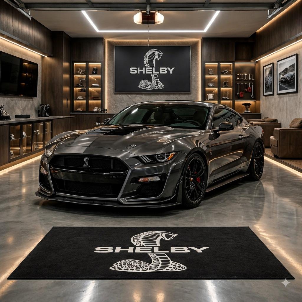 “Ford フォード　ラグ　企業物　アメリカ仕入れ　絨毯 Ford Rug, Performance Carpet, Car Garage Decor, Racing Mat, Auto