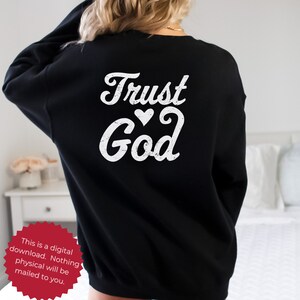 Christian Faith svg Christian svg Trust God svg Super Simple svg Christian cut file Instant Download