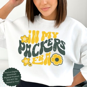 Packers SVG Trendy Packers In My Packers Era PNG Packers sublimation Sports Mom Sports Dad Digital Files Cricut Packers Grunge