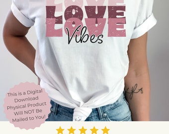 Amor SVG Rainbow svg png Archivos de corte para archivos de corte Cricut para Silhouette Minimalist Rainbow Love PNG