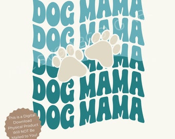 Camisa de perro divertida, camisa de onda de mamá perro, mascotas svg, regalo para mamá, diseños digitales, sublimación, mascota sarcástica png, refranes de perros, grunge png