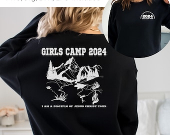 Tema juvenil 2024 Soy un discípulo de Cristo SVG Archivo de corte cristiano LDS Young Women Camp 2024 Grunge PNG Sublimación