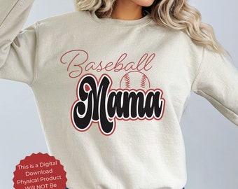Baseball Mom SVG, Baseball  Mama SVG, Baseball Mom SVG, Mom Shirt Svg, Gift for Mom, Png, Svg, Digital Files, Mothers day Gift, Sublimation
