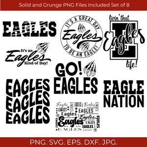 Eagles PNG Bundle Eagles Nation SVG Sports Mom Sports Dad Png Svg  Eagles Sublimation bundle Eagles Team College Football Grunge PNG