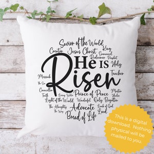 Er ist auferstanden svg, sofortiger download svg, Silhouette, Cricut, Religious svg, Christian SVG
