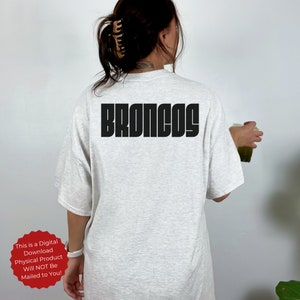 Broncos SVG Broncos Png Geometric Broncos School Macot Digital Files Cricut Sports mom Sports Dad Broncos Football