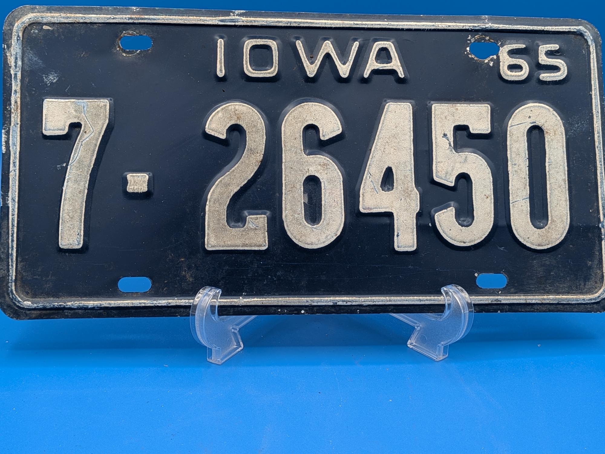 Authentique plaque d'immatriculation - Illinois - Déco