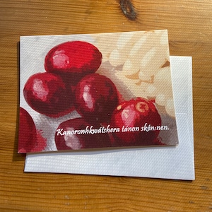 SINGLE Mohawk Midwinter Corn, Peace, and Love Card