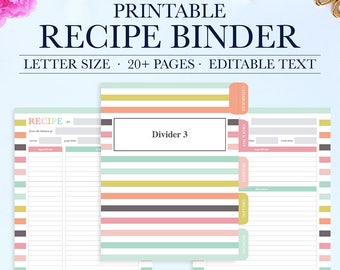 family recipe binder kit personalized recipe book binder etsy
