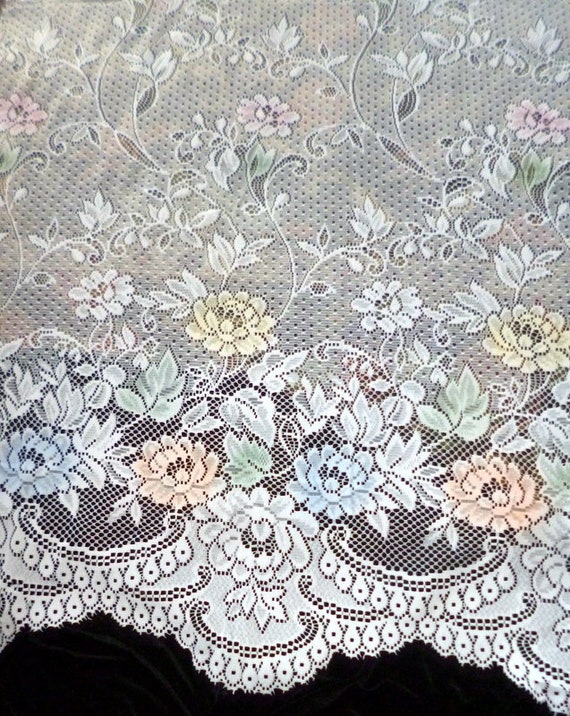 New European Long 104 Adjustable Sheer Lace Curtain Fabric Lace Fabric by Yard Etsy UK