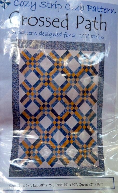 Crossed Path Quilt Kit Cozy Strip Club Pattern for 2 1/2” Strips - Etsy