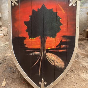 Ser Duncan the Tall Shield – Hand-Painted wood 18X28''