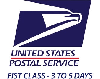 USPS FIRST CLASS Shipping, 3-5 days