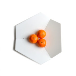 Modern minimalist FRUIT BOWL White