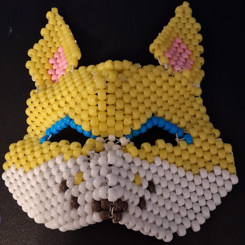 Kandi Therian Mask - Etsy UK
