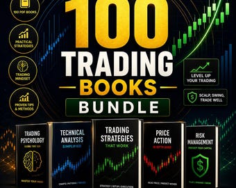 Paquete de 100 libros sobre trading: Forex, acciones, criptomonedas y análisis técnico (colección en PDF)