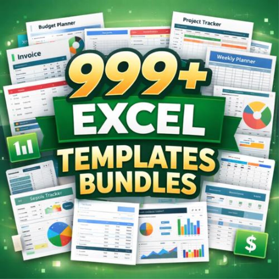 999+ Excel Templates Bundle Business, Finance, Budget, Planner