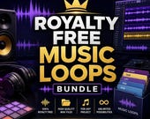 Royalty Free Music Loops Bundle | Cinematic Background Music, Audio Assets, WAV & MP3 Sound Loops | Instant Download