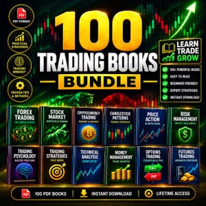 Raccolta di 100 libri sul trading: Forex, Borsa, Criptovalute, Modelli a candele, Analisi tecnica, Strategie di trading (PDF)