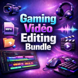 Lot montage vidéo gaming 2026, mèmes viraux, transitions d'effets spéciaux pour bobines et courts métrages