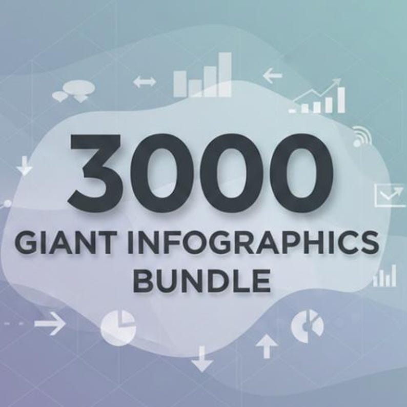 3000 Infographic 3000+ Giant Infographics Bundle – Editable Charts, Graphs & Data ...
